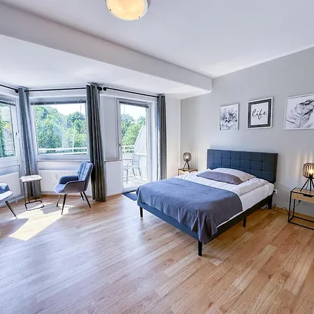 Executive Stadtwald - S-bahn Direct - 12min Messe - Barrier-free Appartement Essen